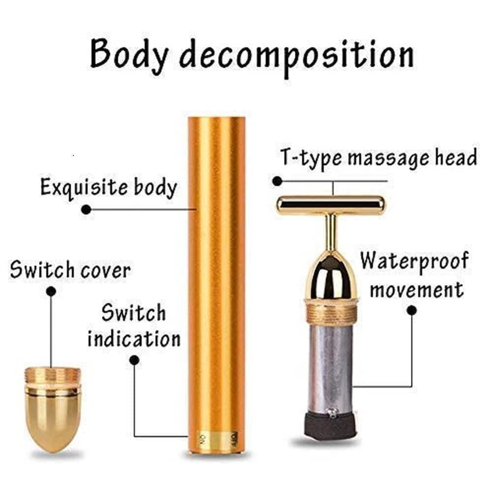 Radiant 24K Face Sculptor™ | Electric Facial Massage Roller