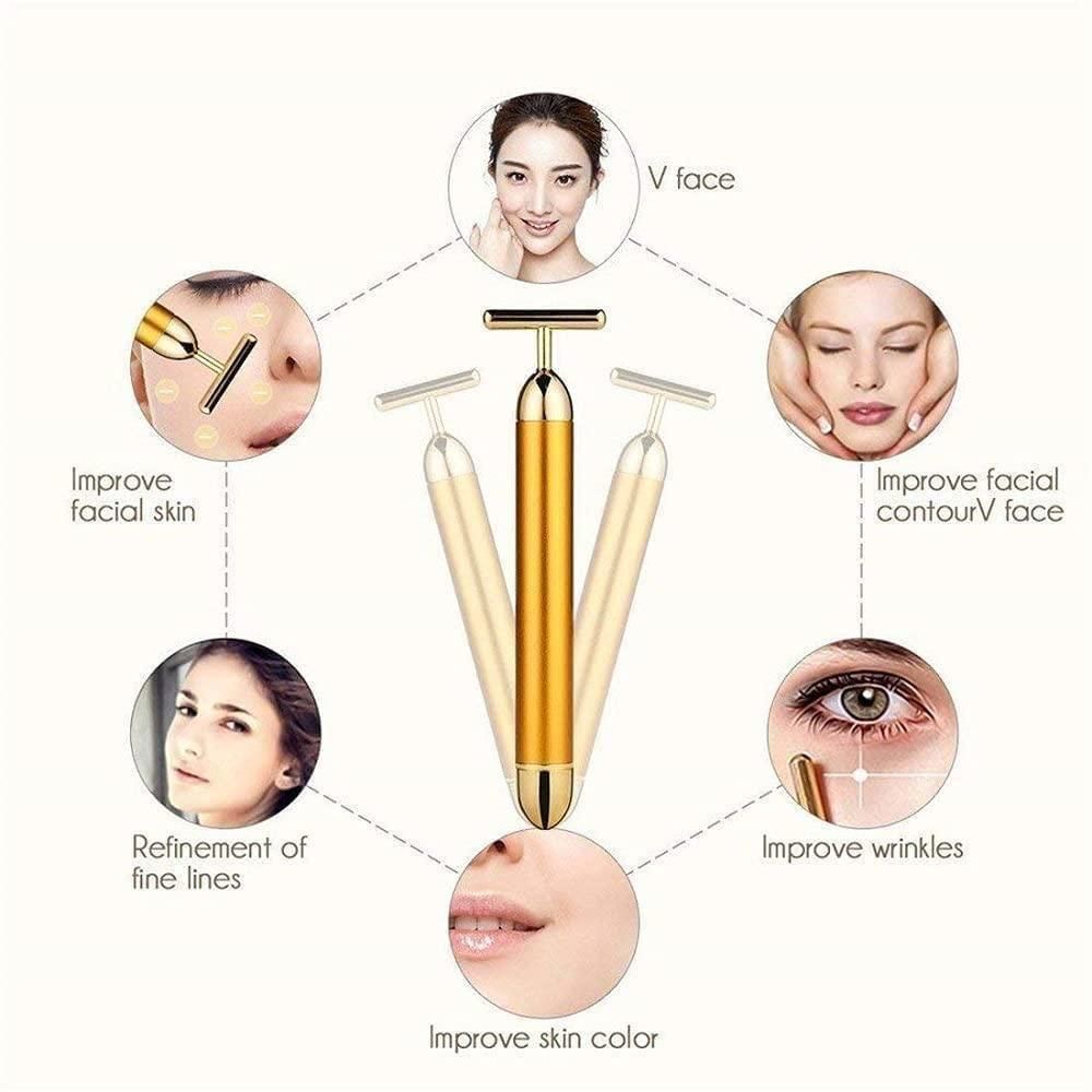 Radiant 24K Face Sculptor™ | Electric Facial Massage Roller