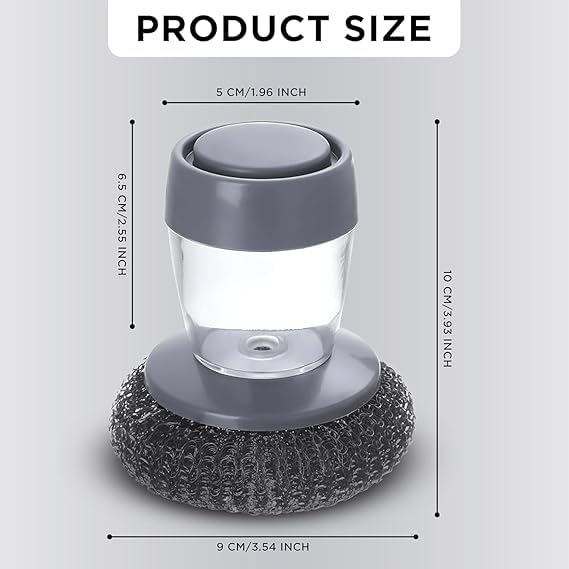 All-in-One Soap-Dispensing Scrub Palm Brush™