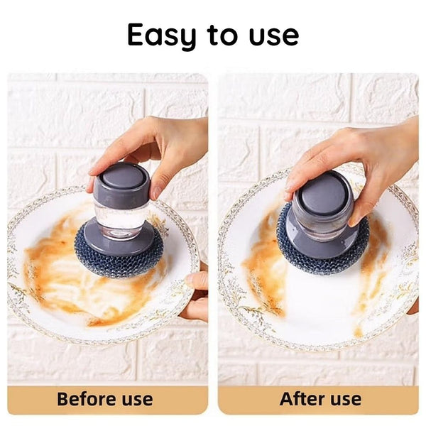 All-in-One Soap-Dispensing Scrub Palm Brush™